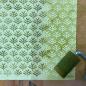 Preview: schablonendruck blau