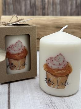 Stumpenkerzen Cupcake
