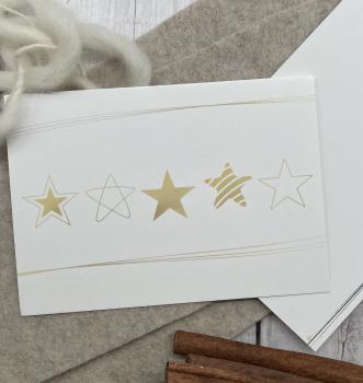 Postkarte Funkelsterne