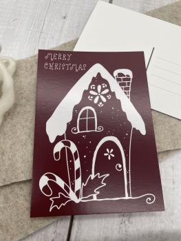 Postkarte Lebkuchenhaus