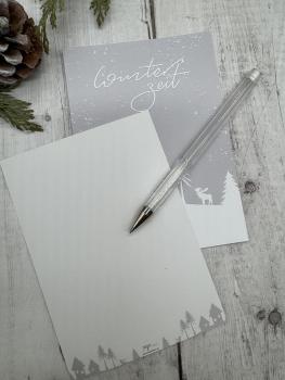 Postkarte Winterzeit