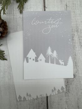 Postkarte Winterzeit