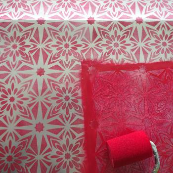 Preview: druck schablone beispiel ranken grün