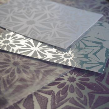 Preview: schablonendruck blau