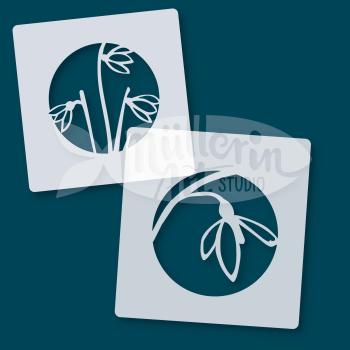 MüllerinArt Schablone "Winterzauber"