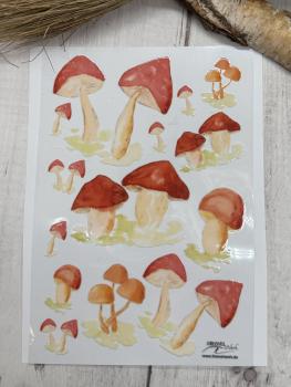 Rub on Sticker "Pilze"