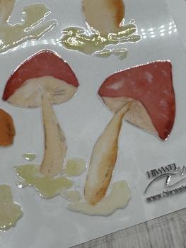 Preview: Rub on Sticker "Pilze"