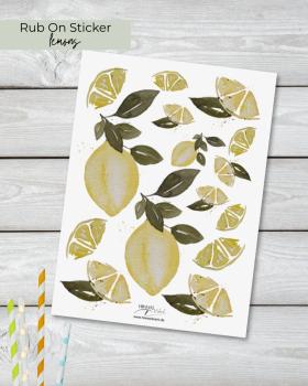 Rub on Sticker "lemons"