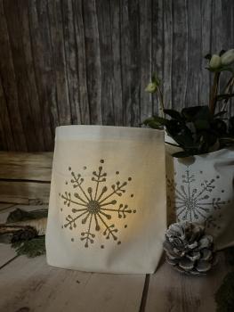 Lichtbeutel Schneeflocke