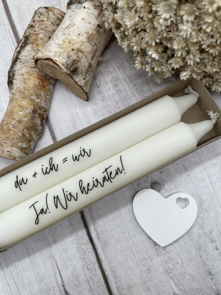 Kerzen-Set "Hochzeit"