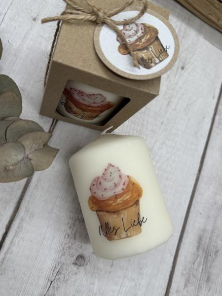 Stumpenkerzen Cupcake