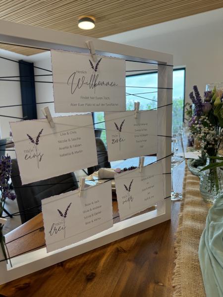 Papeterie - und Dekoserie "in love with lavender"