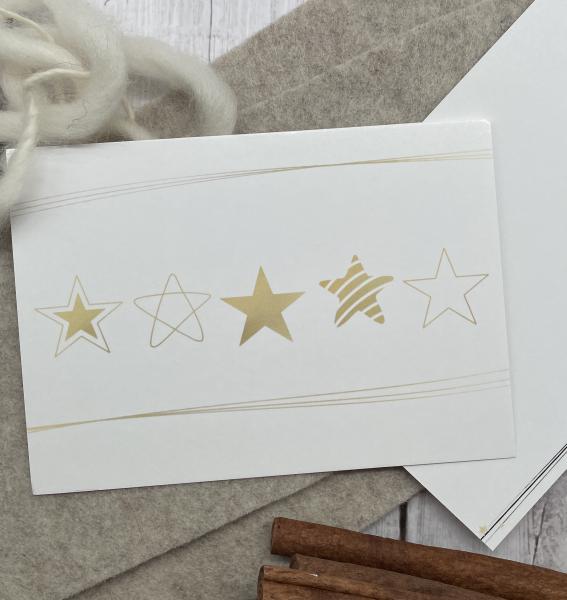 Postkarte Funkelsterne