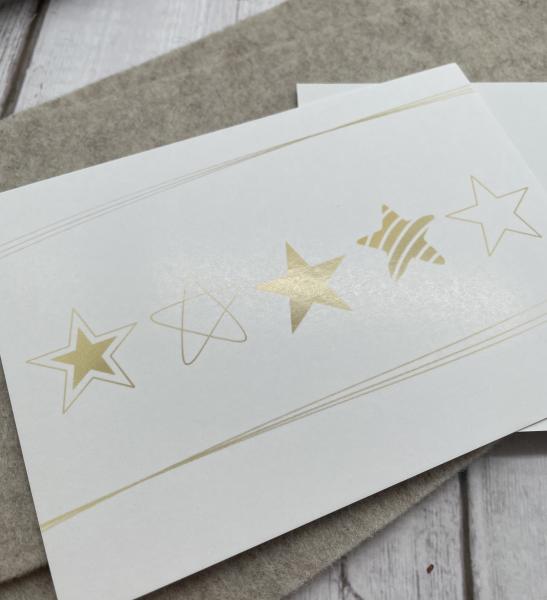 Postkarte Funkelsterne