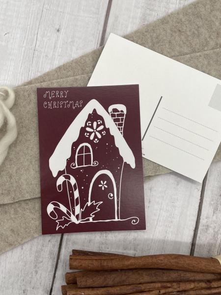 Postkarte Lebkuchenhaus