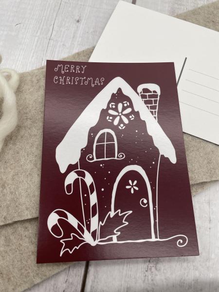 Postkarte Lebkuchenhaus