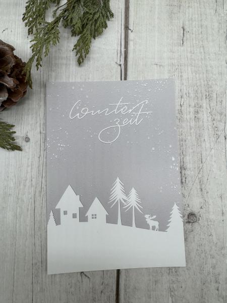 Postkarte Winterzeit
