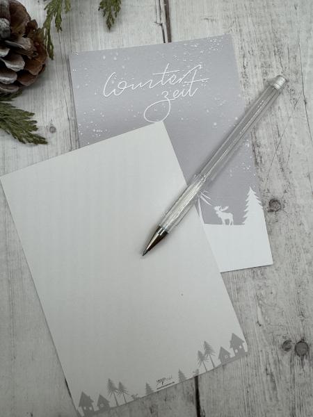 Postkarte Winterzeit