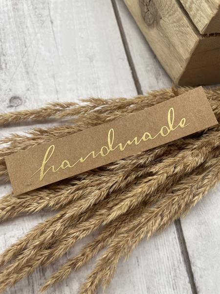 handmade Schriftzug - Plott für Heißtransfer 3er Set