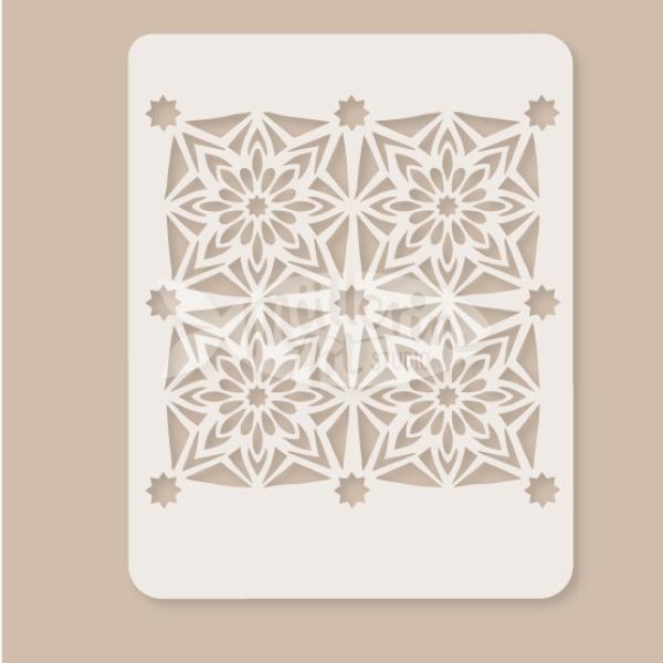 MüllerinArt Schablone "Sternenglanz"