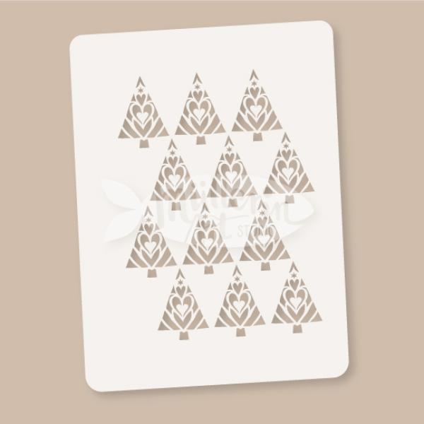 MüllerinArt Schablone "Tannenliebe"