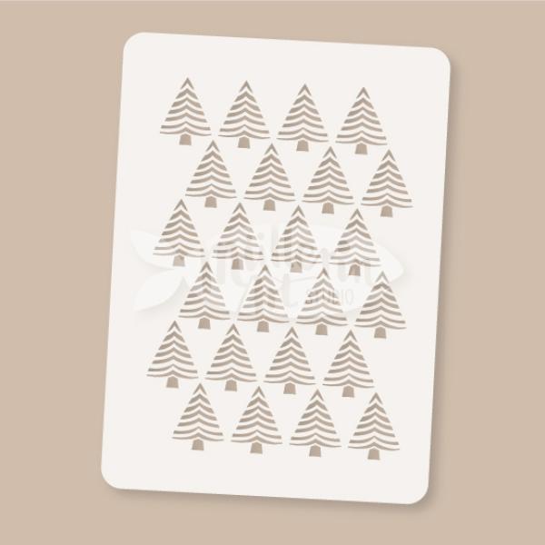 MüllerinArt Schablone "Tannenliebe"