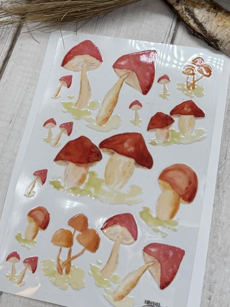 Rub on Sticker "Pilze"